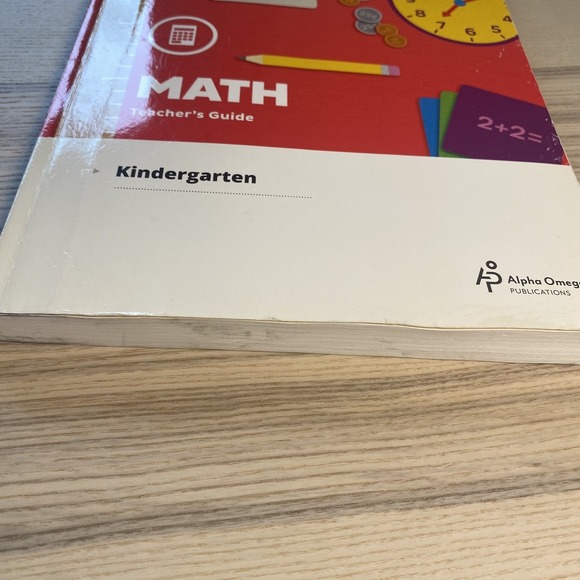Alpha Omega Math Homeschool Curriculum Kindergarten Lifepacs Christian - Picture 11 of 16
